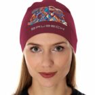 Czapka wełniana merino jednowarstwowa FESTIWAL LĄDEK ZDRÓJ