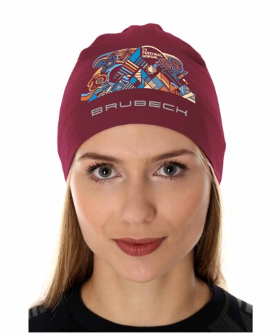 Czapka wełniana merino jednowarstwowa FESTIWAL LĄDEK ZDRÓJ