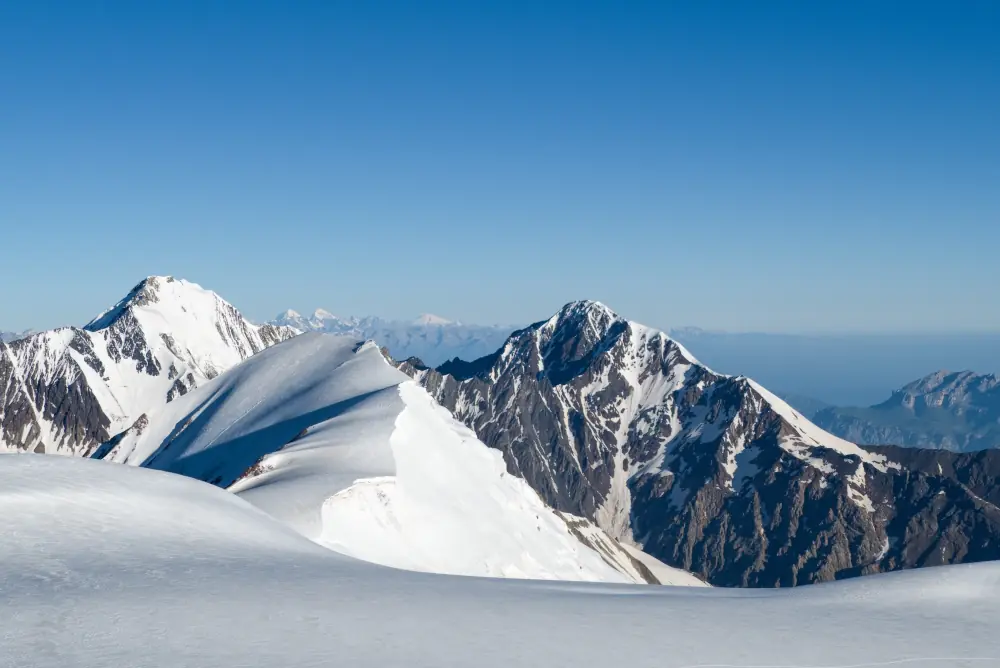 Widok ze szczytu góry
