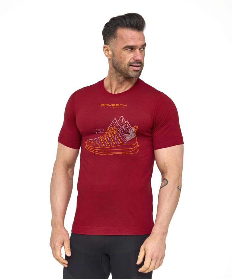 Koszulka męska z krótkim rękawem OUTDOOR WOOL PRO
