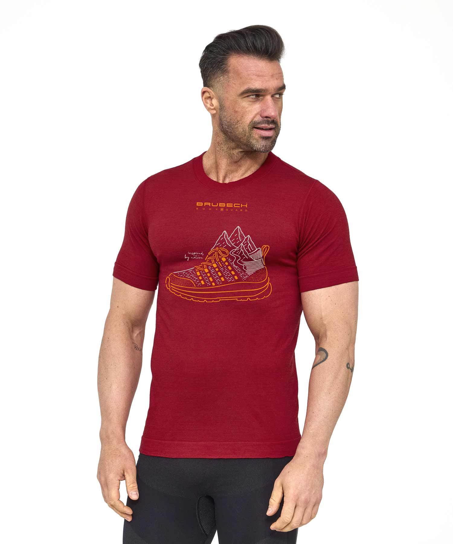 Koszulka męska z krótkim rękawem OUTDOOR WOOL PRO