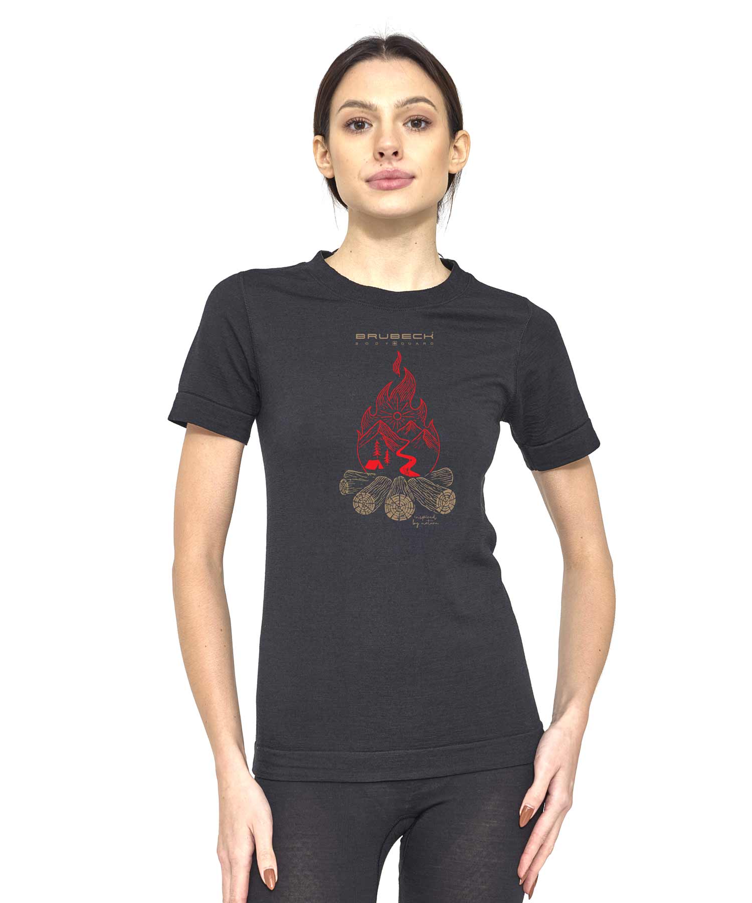 Koszulka damska z krótkim rękawem OUTDOOR WOOL PRO