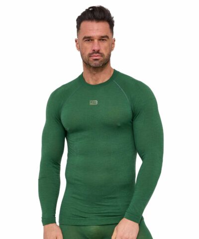 Wełniana koszulka męska z długim rękawem ACTIVE MERINO