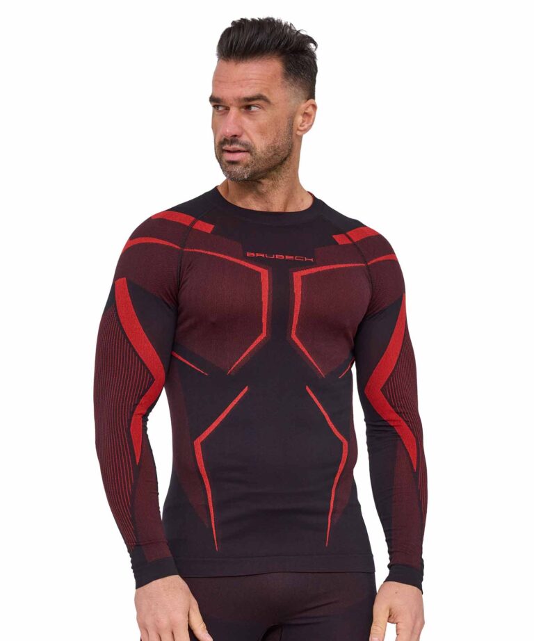 Męska termoaktywna bluza z długim rękawem DRY