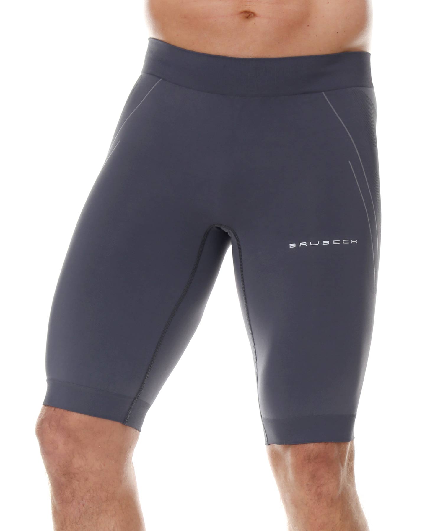 Spodnie do biegania 1/2 męskie RUNNING FORCE