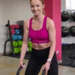 Damski crop top fitness GYM