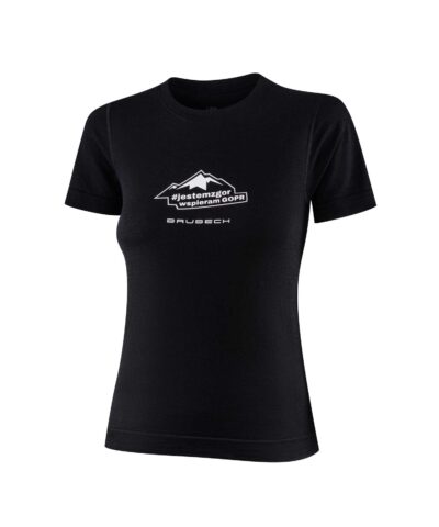 Koszulka damska z krótkim rękawem Outdoor Wool Pro GOPR