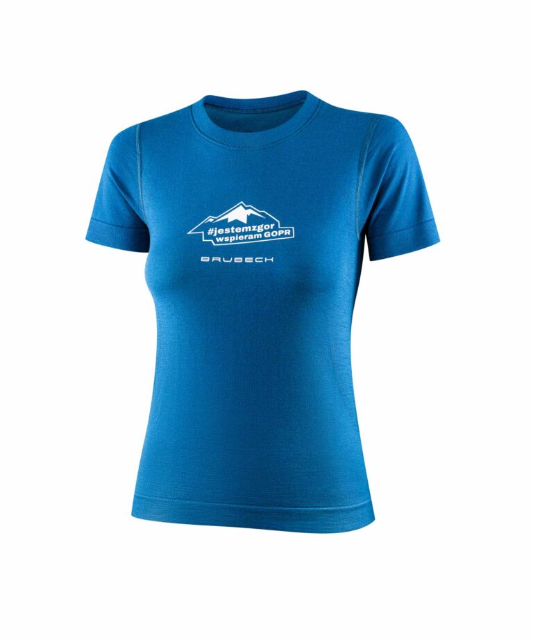 Koszulka damska z krótkim rękawem Outdoor Wool Pro GOPR